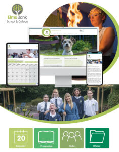 School website design and build Elms Bank Visual