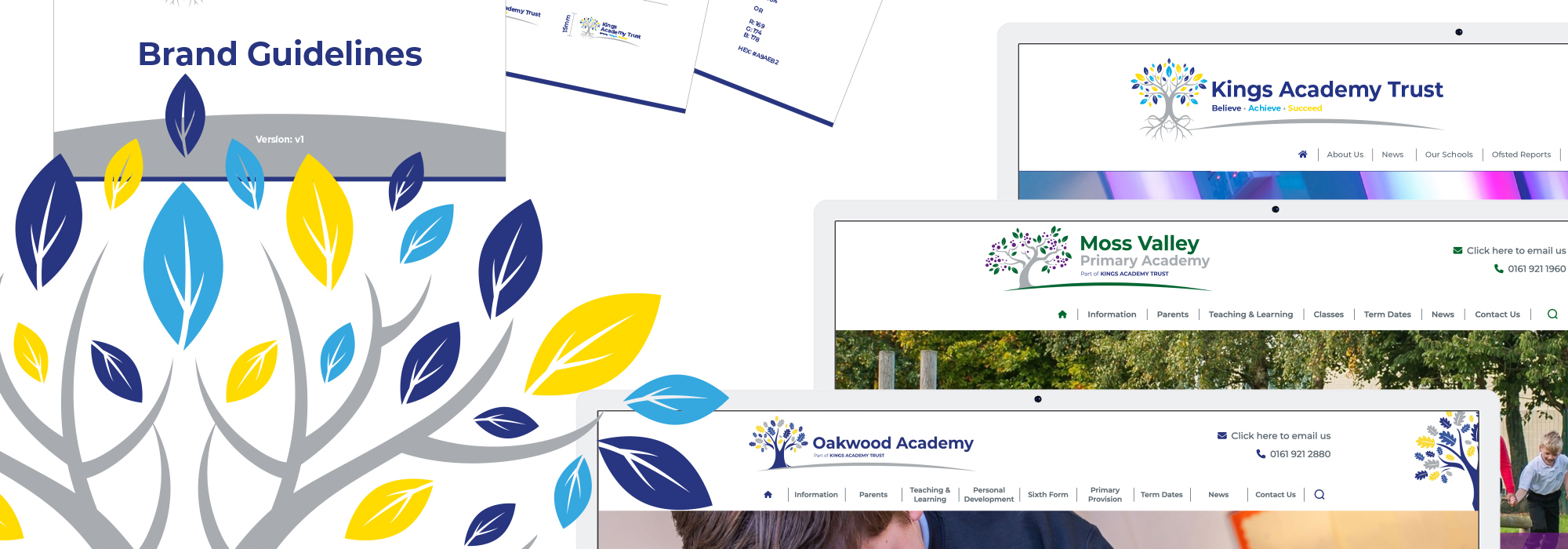 website design and development – kings academy trust