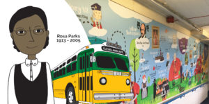 Rosa Parks Visual - black history month