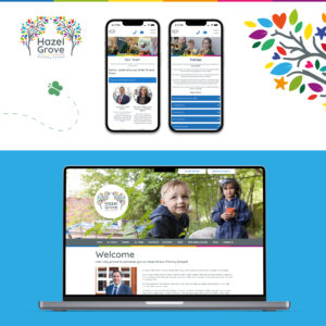 Primary School Website Design Visual
